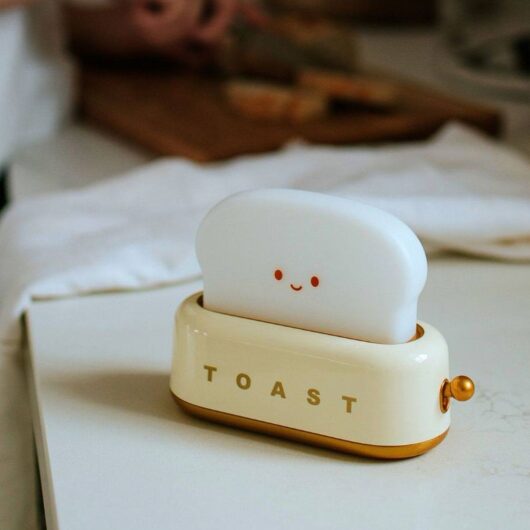 Toaster Night Light, Rechargeable yellow