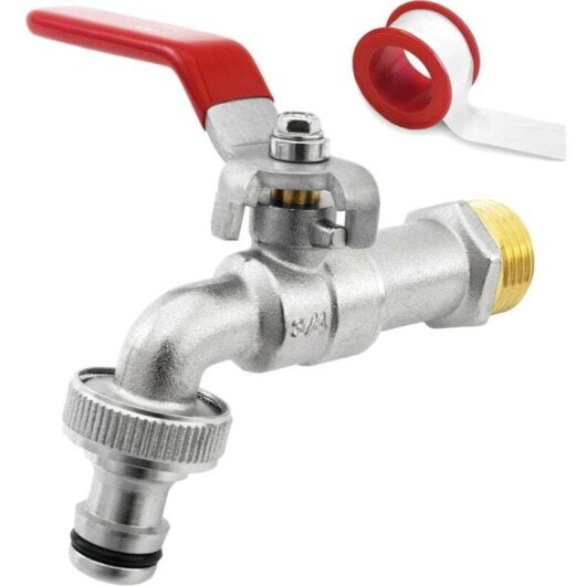 Ymyny - High Quality 3/4 Inch Brass Water Tap Rustproof Frost Proof for Garden Washing Machine Rain Water Barrel mumu